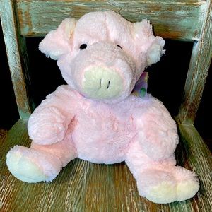Full body fluffy Pink Pig puppet. Very soft.